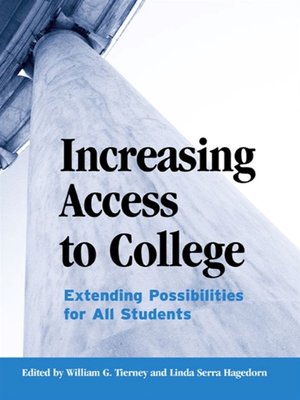 cover image of Increasing Access to College